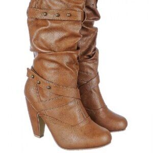 Bamboo MOZZA Heeled Boot